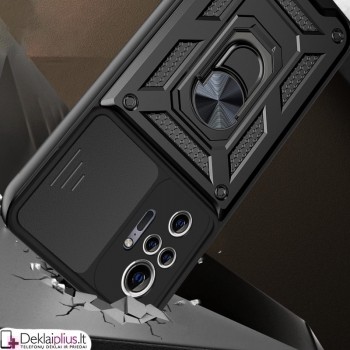5in1 smūgiams atsparus dėklas su žiedu ir kameros apsauga - juodas (Xiaomi Redmi Note 10 Pro) 5in1 smūgiams atsparus dėklas su žiedu ir kameros apsauga - juodas (Xiaomi Redmi Note 10 Pro)